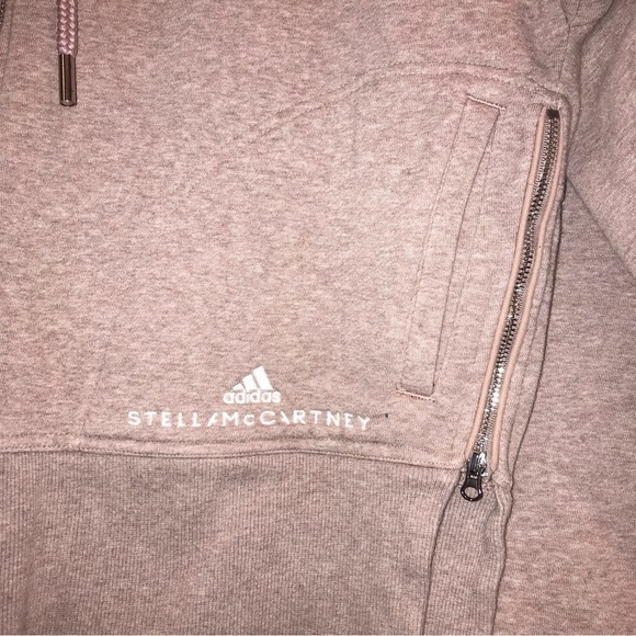 Adidas Stella McCartney Pink ESS Hoodie S - Picture 4 of 7